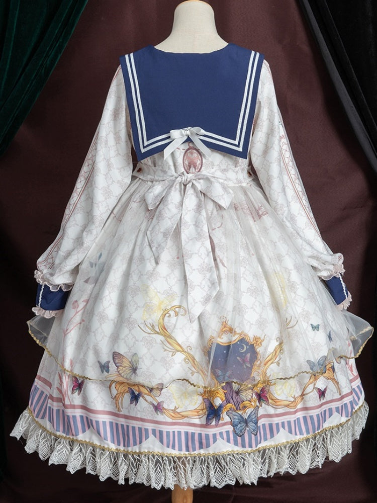 Butterfly Ribbon Lolita Dress CAT0008