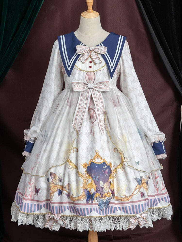 Butterfly Ribbon Lolita Dress CAT0008