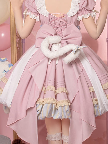 Sweet Lolita Apron Puff Dress CAT0011