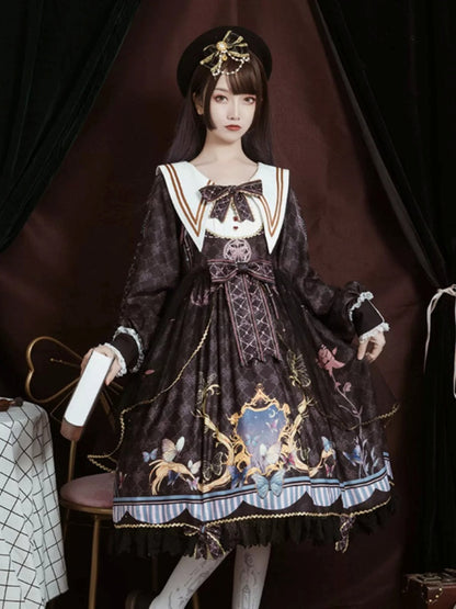 Butterfly Ribbon Lolita Dress CAT0008