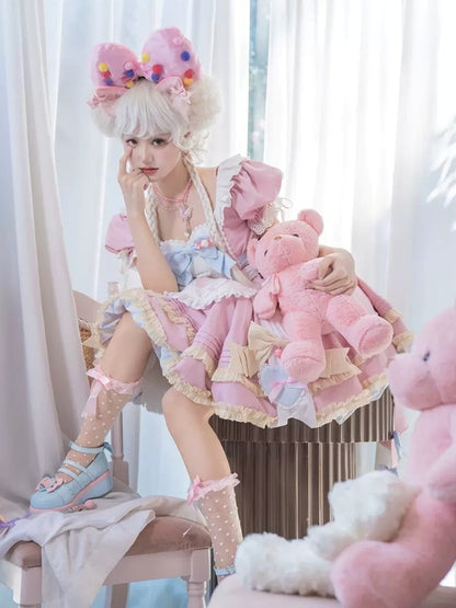 Sweet Lolita Apron Puff Dress CAT0011